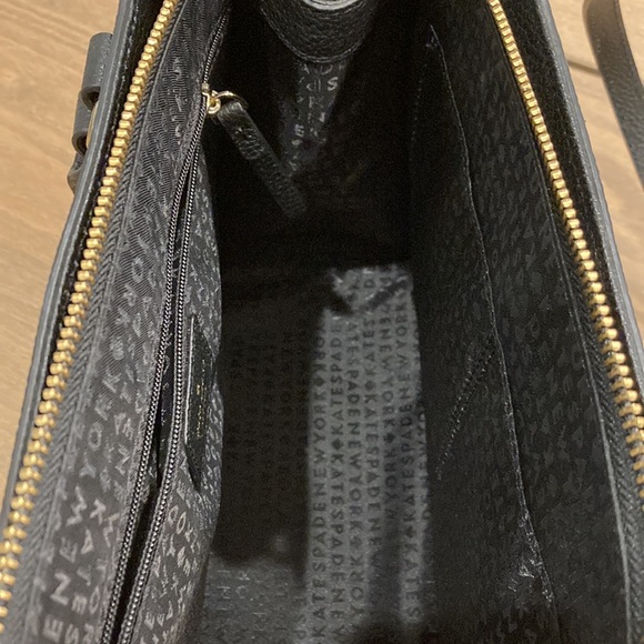 Kate spade black purse with shoulder strap - Picture 2 of 10